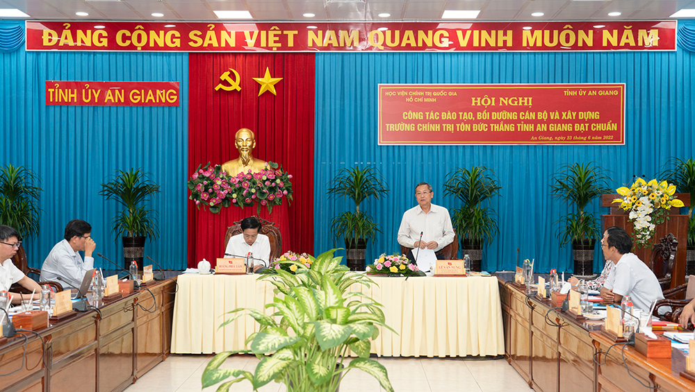 Học viện Chính trị quốc gia Hồ Chí Minh và Tỉnh ủy An Giang phối hợp nâng cao chất lượng công tác đào tạo, bồi dưỡng cán bộ