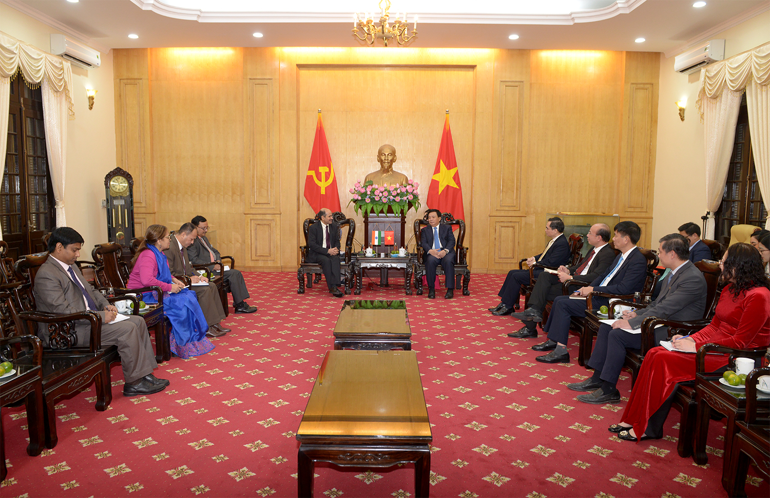 New Indian Ambassador to Vietnam visits the Ho Chi Minh National Academy of Politics