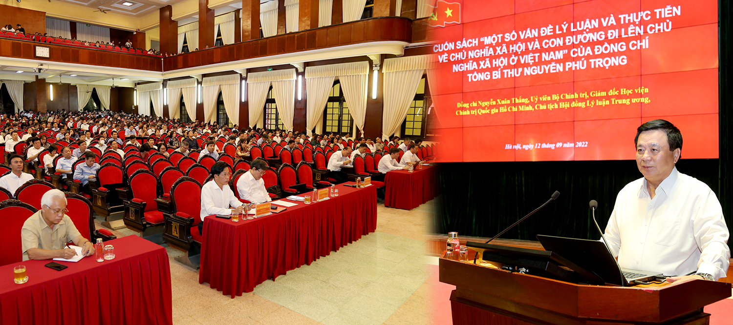 Ho Chi Minh National Academy of Politics holds a conference to study the book “Some theoretical and practical issues on socialism and the path to socialism in Vietnam”