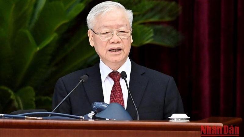 Party leader urges Party Central Committee to seek new measures for implementing major issues