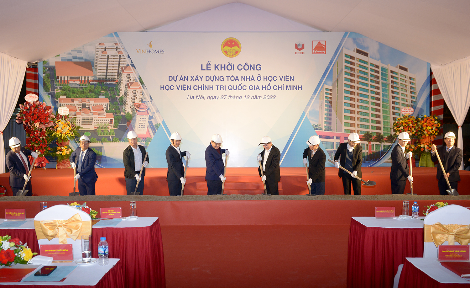 Học viện Chính trị quốc gia Hồ Chí Minh khởi công xây dựng Dự án Nhà ở học viên