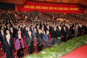 Hình ảnh Lễ khai mạc Đại hội đại biểu toàn quốc lần thứ XII của Đảng.